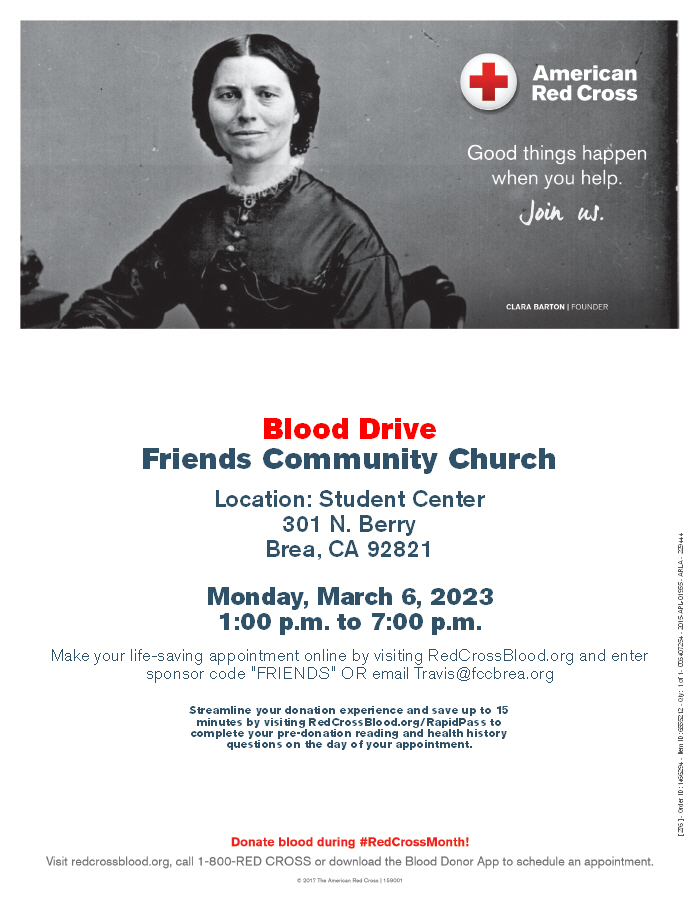Blood Drive — Friends Community Church